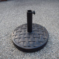 Oakland Living Antique Bronze 40 lb Round Umbrella Stand Base - Stable