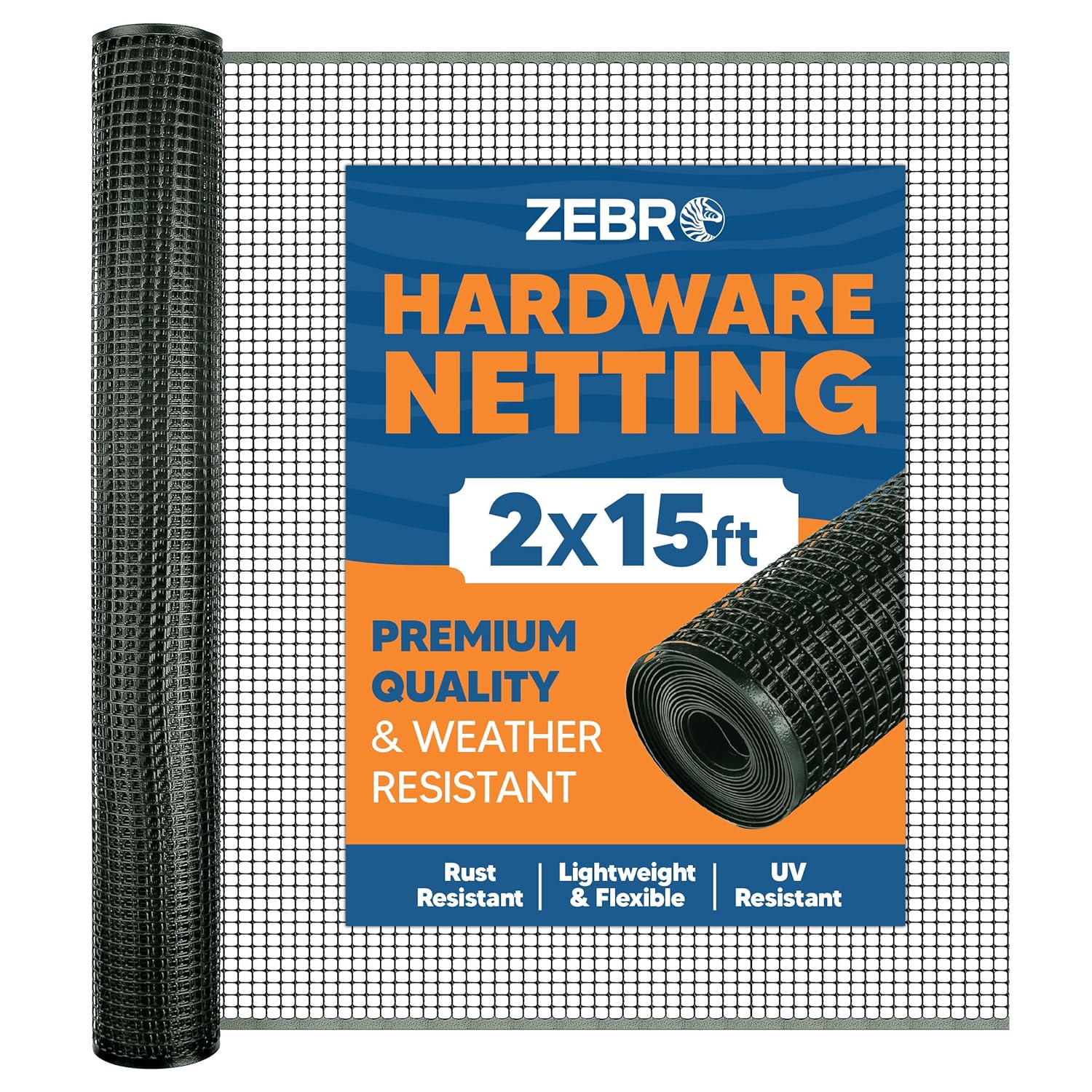 ZEBRO Plastic Hardware Mesh Screen & Fence Roll for Safety