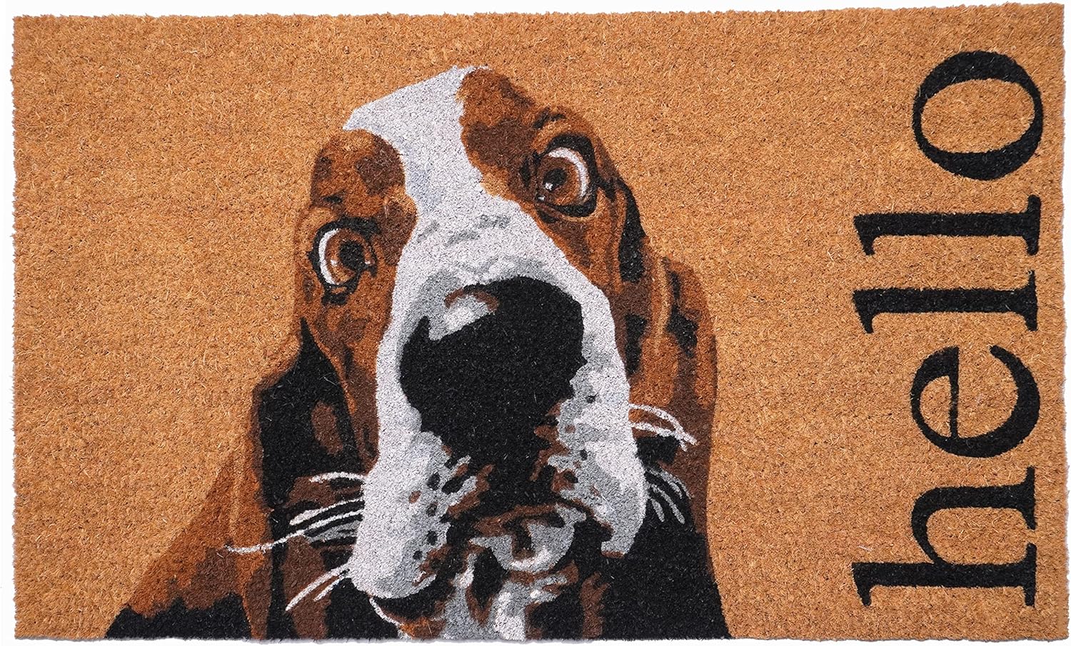 Calloway Mills Basset Hound Doormat for All-Season Use