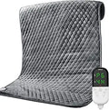 Heating Pad for Back Neck Shoulder Pain 33in x 24in King Size - Fast