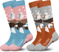 Hylaea Merino Wool Ski Socks Kids Knee-high Thermal - Warm Support