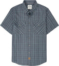 Dubinik Mens Short Sleeve Button Down Shirt - Soft (Style NBR5)