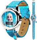 Disney Frozen 2 Kids Glitter Watch - Interactive LED Show
