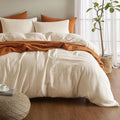 Muslin Duvet Cover King Size 100% Washed Cotton - Ultra Soft Comfort