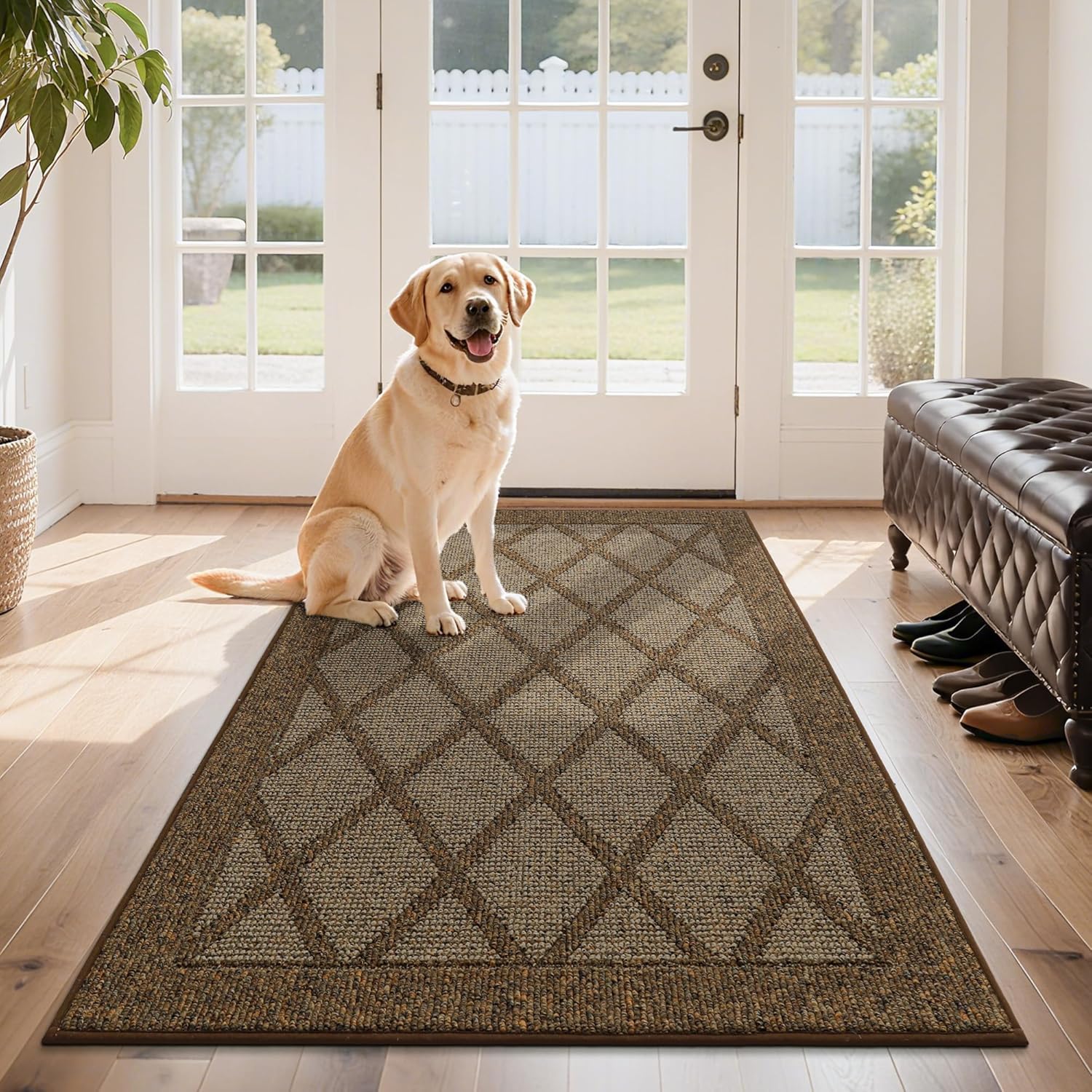 COSY HOMEER Non-Slip Door Mat 36x60 for Entryway and Home