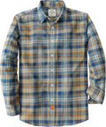 Dubinik Flannel Shirt for Men Plaid Button Down Long Sleeve - Cozy at