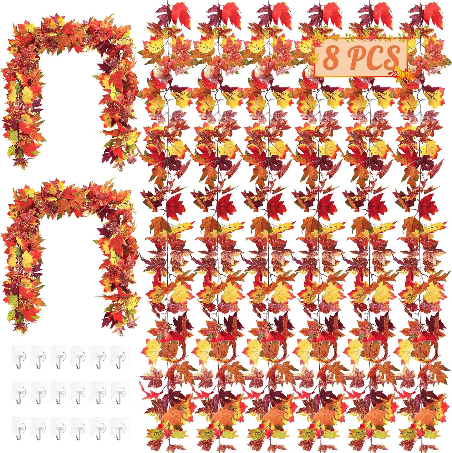 Fall Outdoor Garland for Home Thanksgiving Decor and More