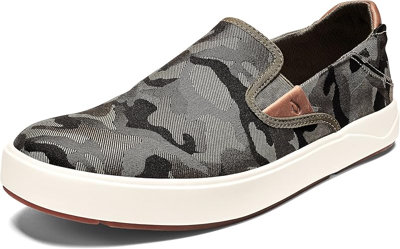 OLUKAI Lae'ahi Pa'i Men's Slip On Sneakers for All-Weather Comfort