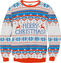 Men's Ugly Christmas Funny Sweatshirt Loose Fit 3D Print - Comfortable