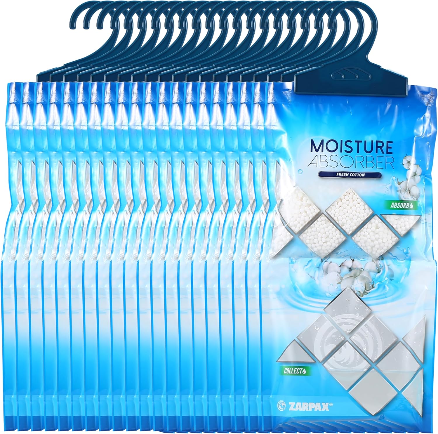 Hanging Moisture Absorber with Fresh Cotton Scent for Home Use