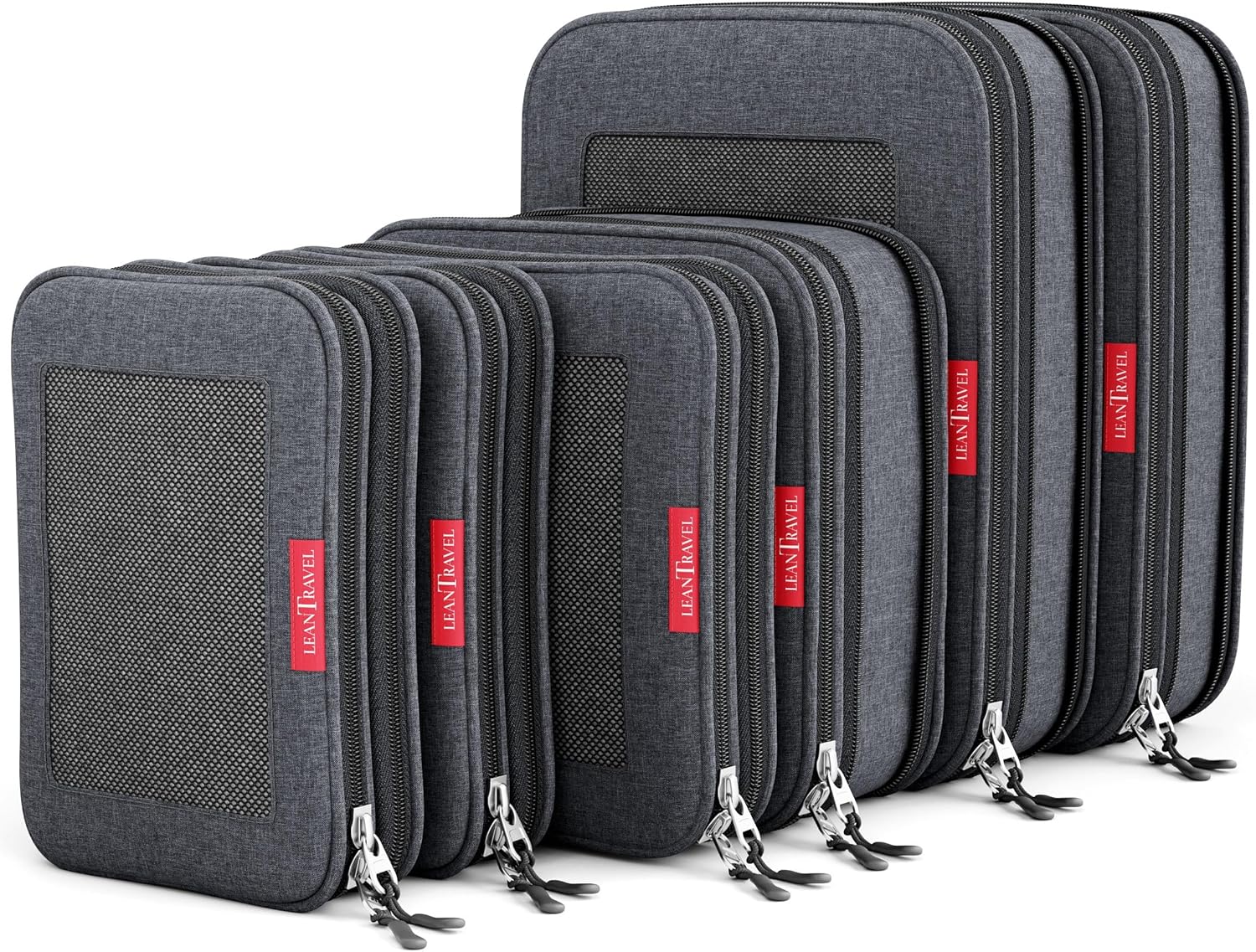 Compression Packing Cubes for Travel Organizers by LeanTravel