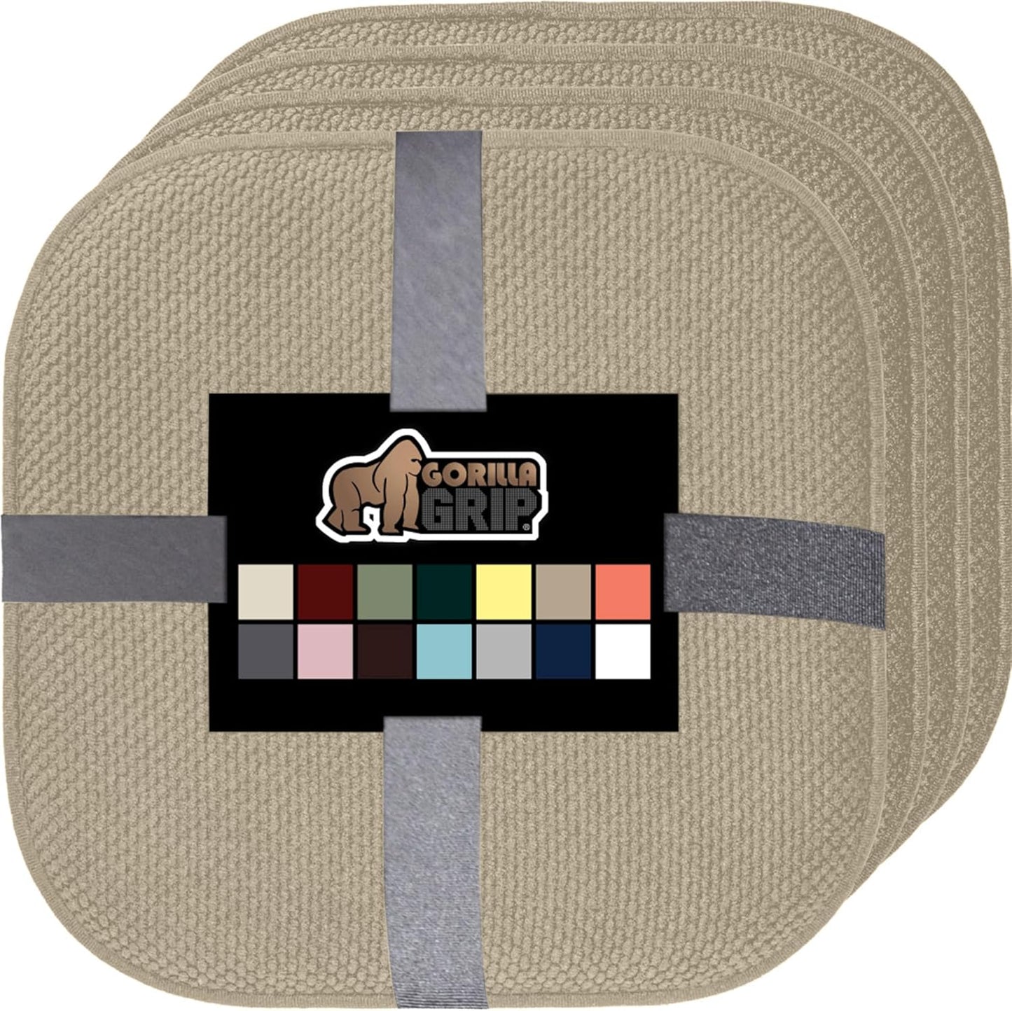 GORILLA GRIP Slip Resistant Chair Cushions for Ultimate Comfort