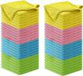 Microfiber Cleaning Cloth 100-Pack - Ultra Absorbent, 1200 Washes