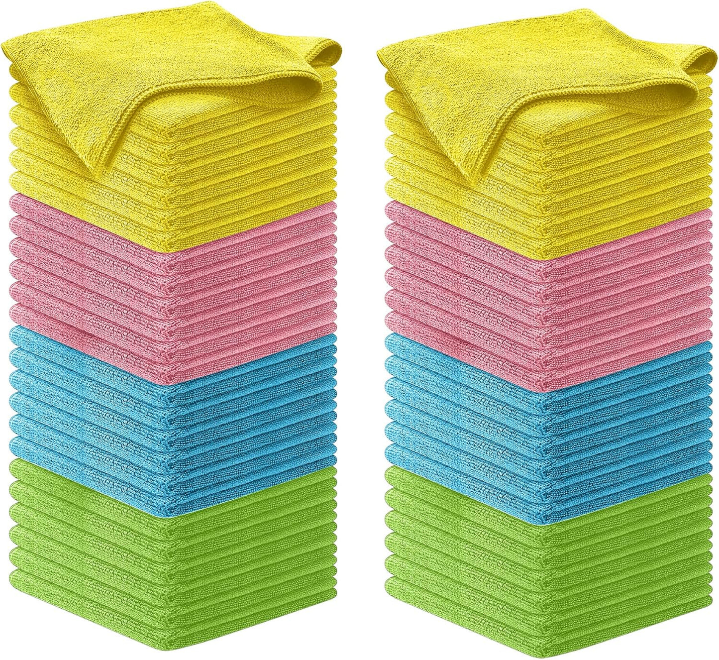 USANOOKS Microfiber Cleaning Cloths - Ultra Absorbent Towels