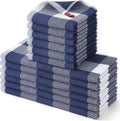 Homaxy Kitchen Towels Set of 12, Soft Absorbent Cotton Dishcloths