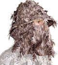 3D Leafy Camo Face Mask Bucket Hat for Men - Realtree & Mossy Oak