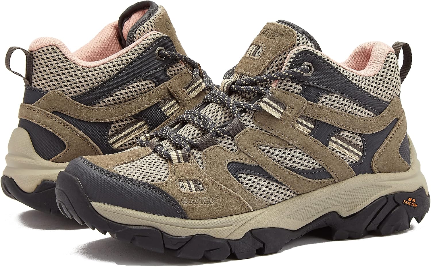 HI-TEC Ravus Mid Women's Hiking Boots - Lightweight Trekking
