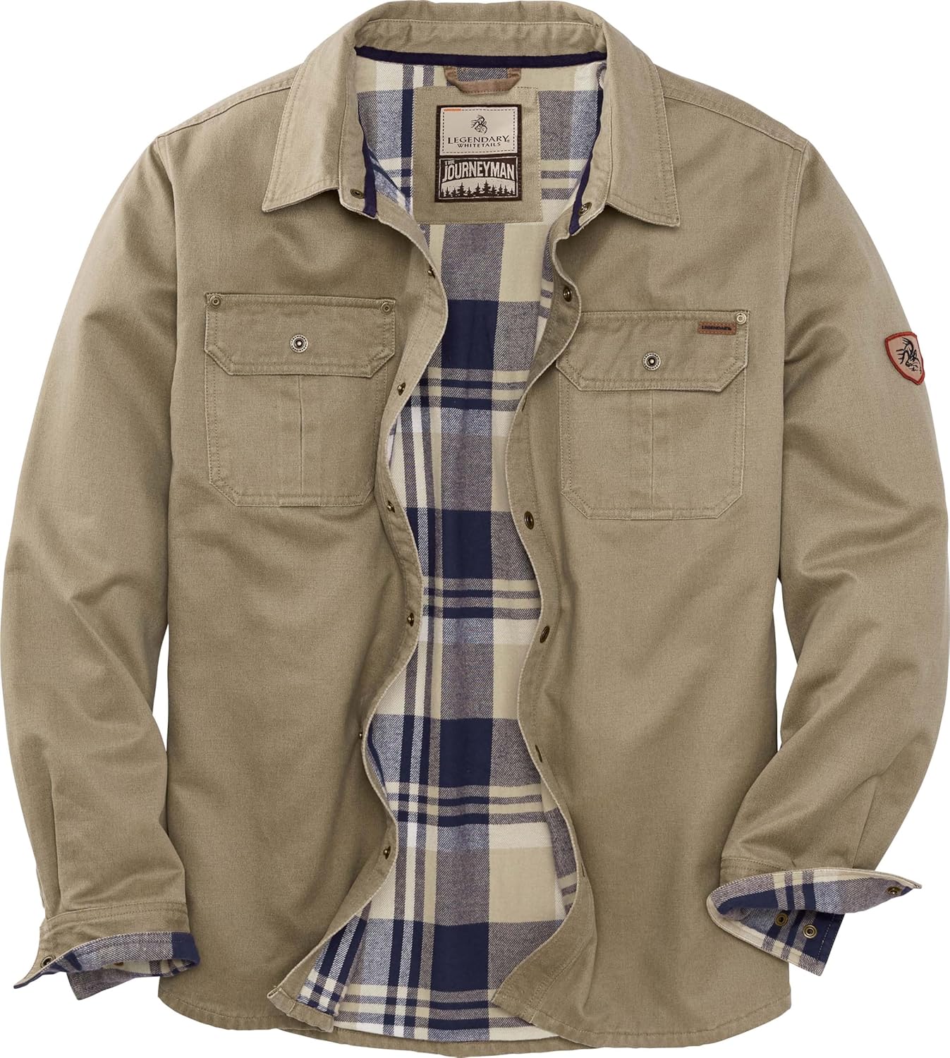 Legendary Whitetails Flannel Lined Shirt Jacket for Men