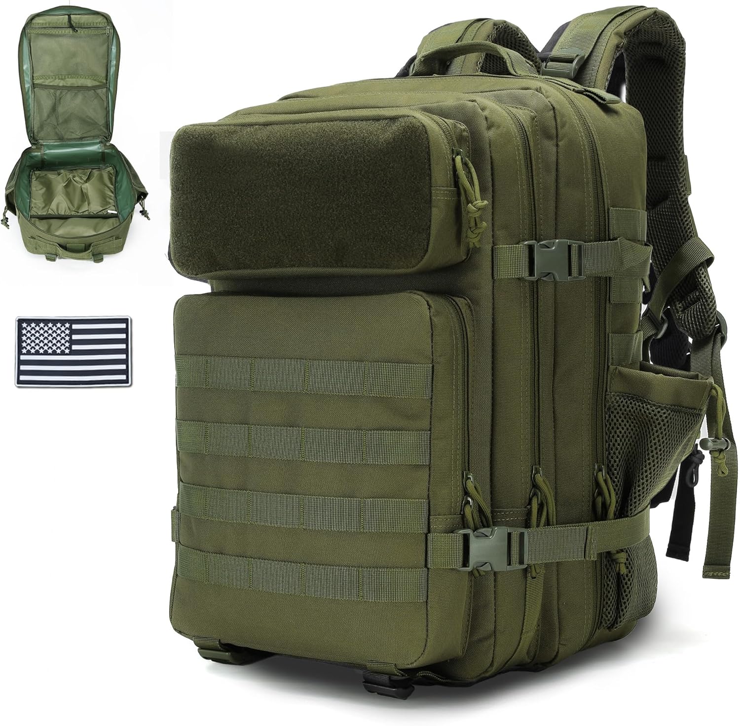 Tactical Backpack 45L - Military Molle Bag for Adventurers