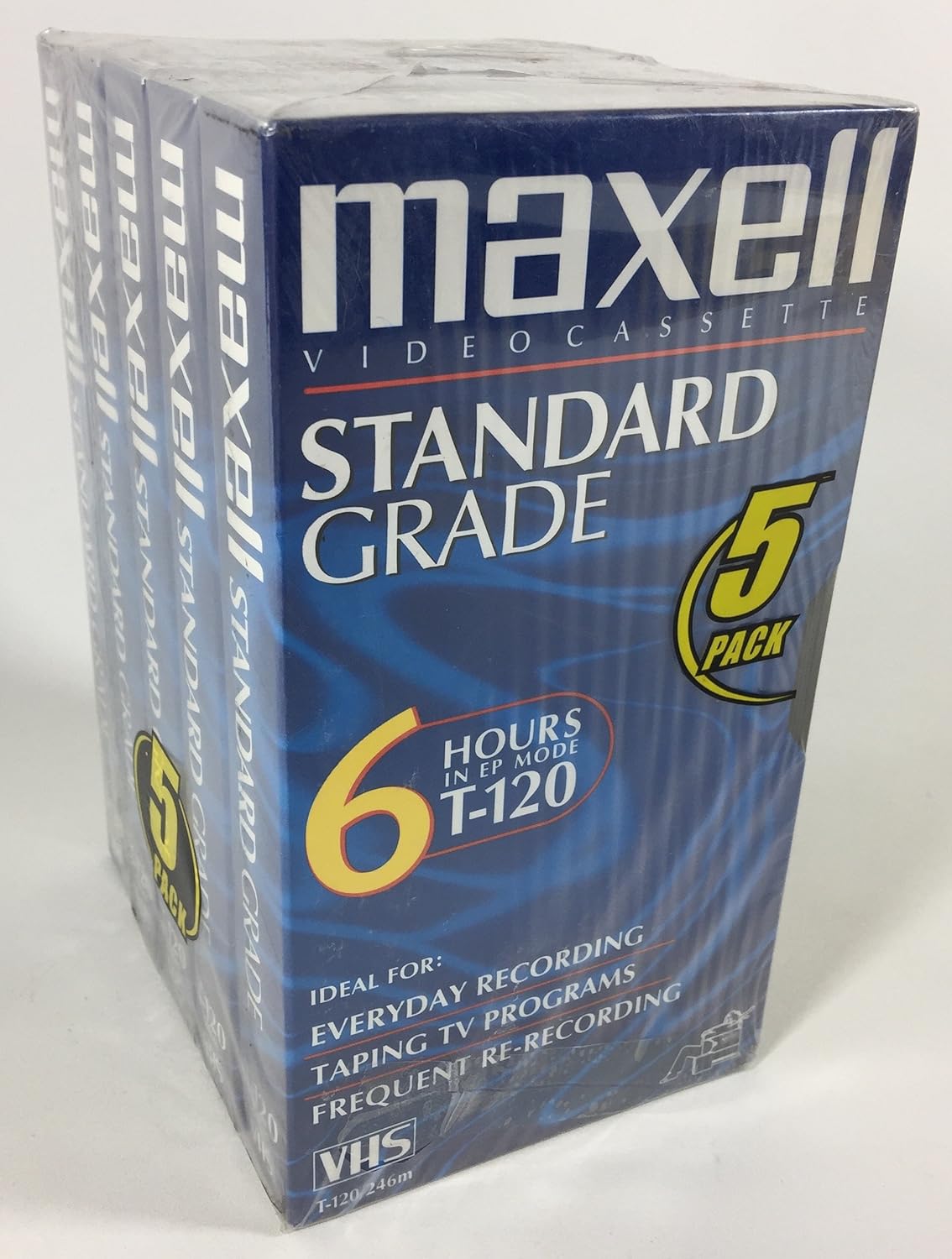 MAXELL 5PK 6 HR T-120: Reliable Tapes for Quality Recording