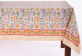 Clover Yellow 100% Cotton Rectangle Tablecloth 72 x 108 in