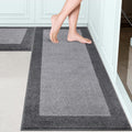 24in x 36in + 24in x 60in Machine Washable Kitchen Rugs Set - Non Slip
