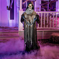 67 in Grim Reaper Halloween Animatronic - Life Size Yard Prop