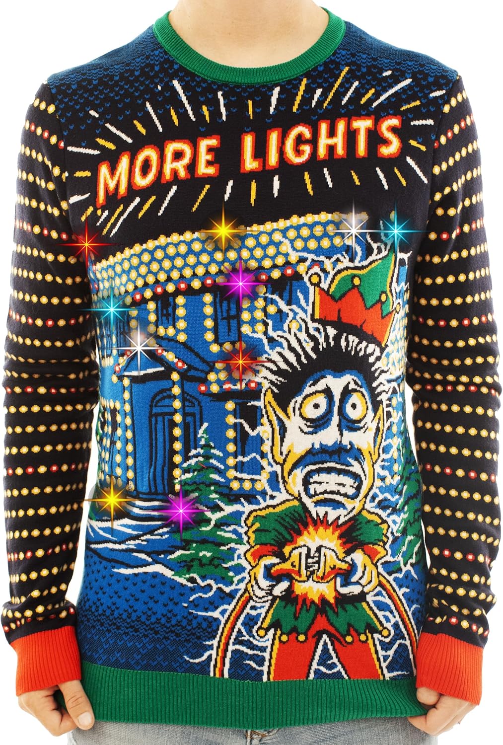 Ugly Christmas Sweater for Men and Women - Funny Santa Design