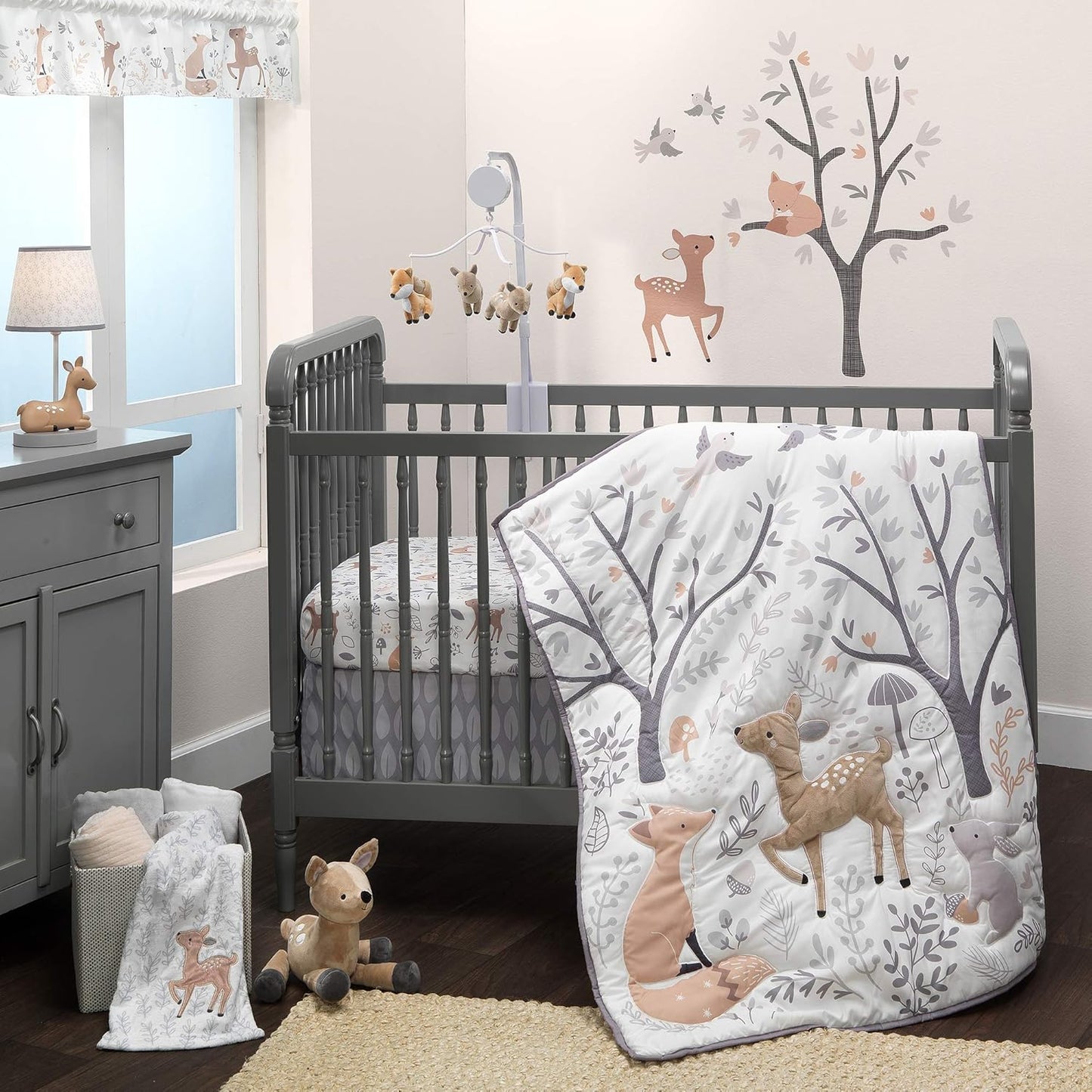 Bedtime Originals 3 Piece Crib Bedding Set for Cozy Nursery