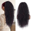 Curly 27 Inch Drawstring Ponytail Extension for Stylish Black Women