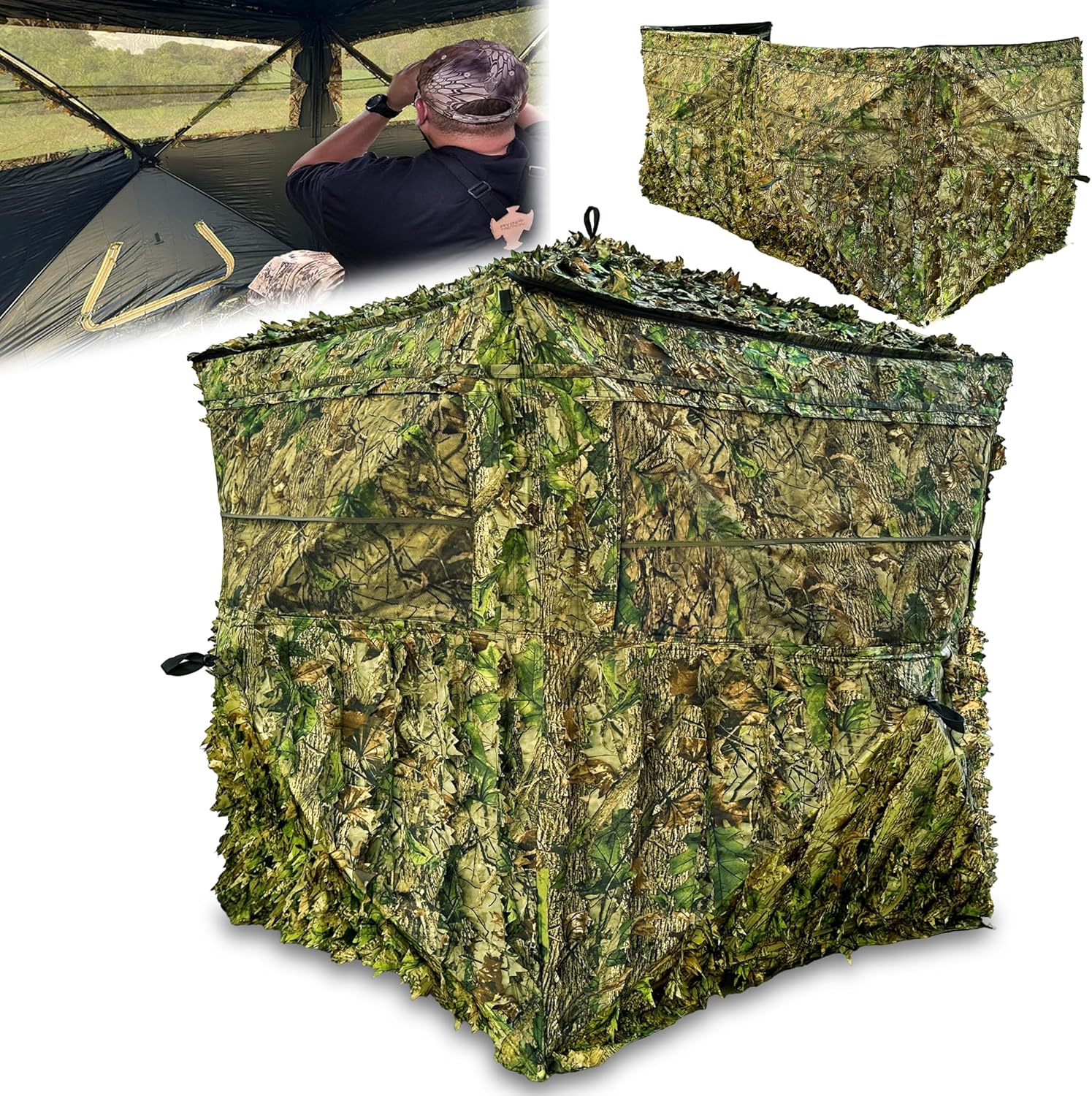 AYIN 4 Panel Pop Up Hunting Blind for Deer and Turkey Hunters