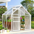 DWVO 6x4FT Polycarbonate Greenhouse for Year-Round Gardening
