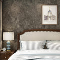 16ft591ft Dark Tan Grey Concrete Peel Stick Wallpaper - Large Roll