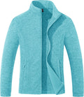 MAGCOMSEN Fleece Jacket Women Zip Up Lightweight Warm Winter Jacket is