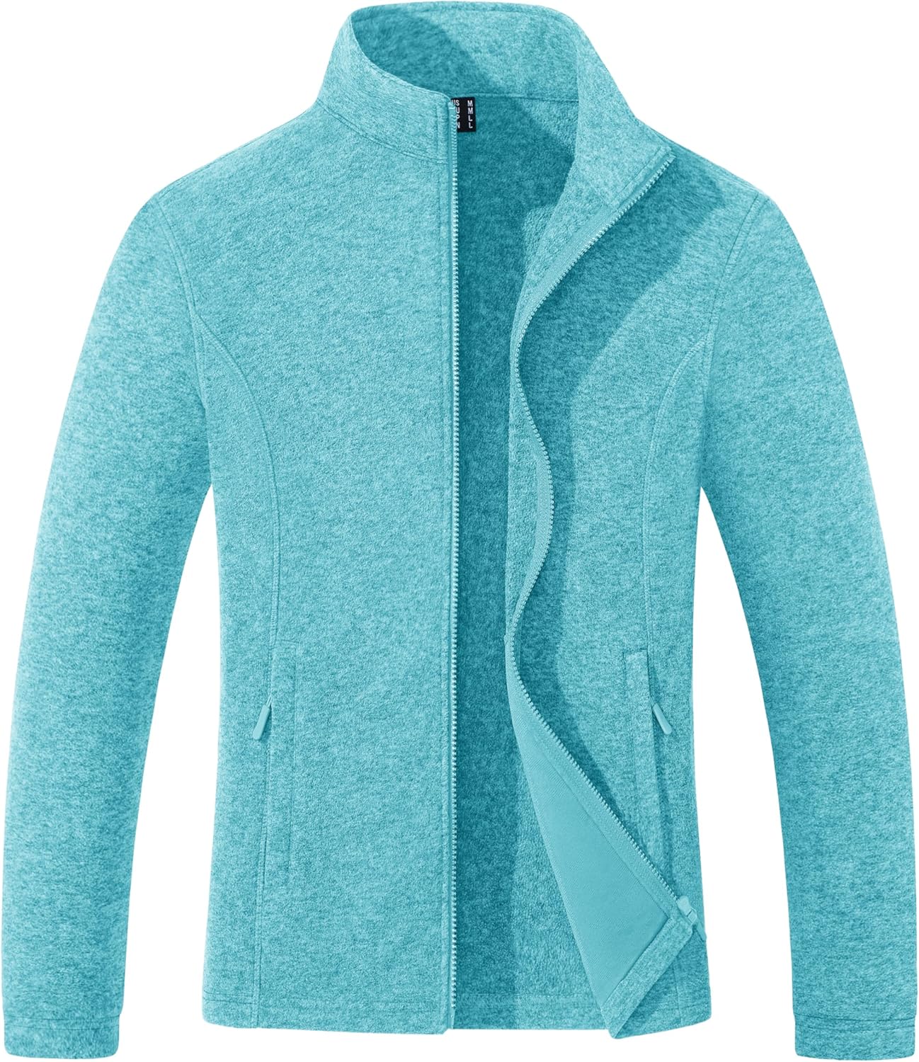 MAGCOMSEN Fleece Jacket Women Zip Up Lightweight Warm Winter