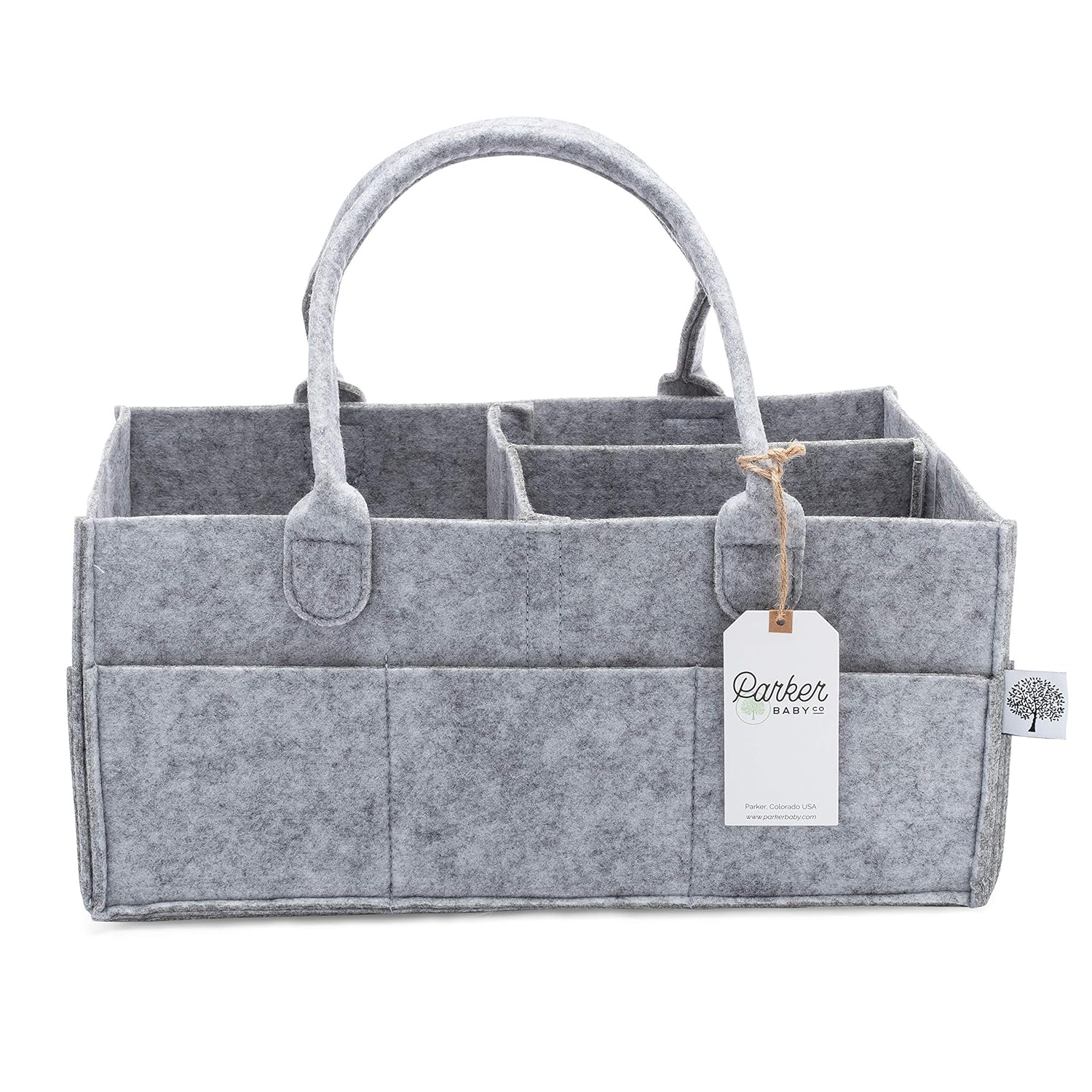 Parker Baby Diaper Caddy - Stylish Nursery & Car Organizer