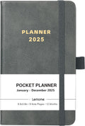 2025 Pocket Planner - Pocket Calendar for Purse, Compact Weekly