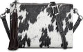 Cowhair Leather Crossbody Phone Wallet - Western Cowgirl Style