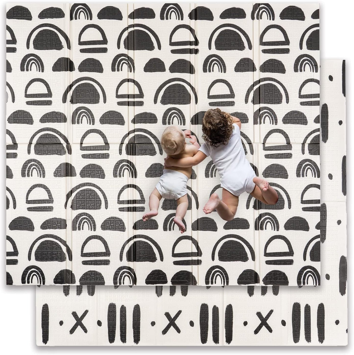 Extra Large Waterproof Foam Padded Play Mat for Infants & Toddlers