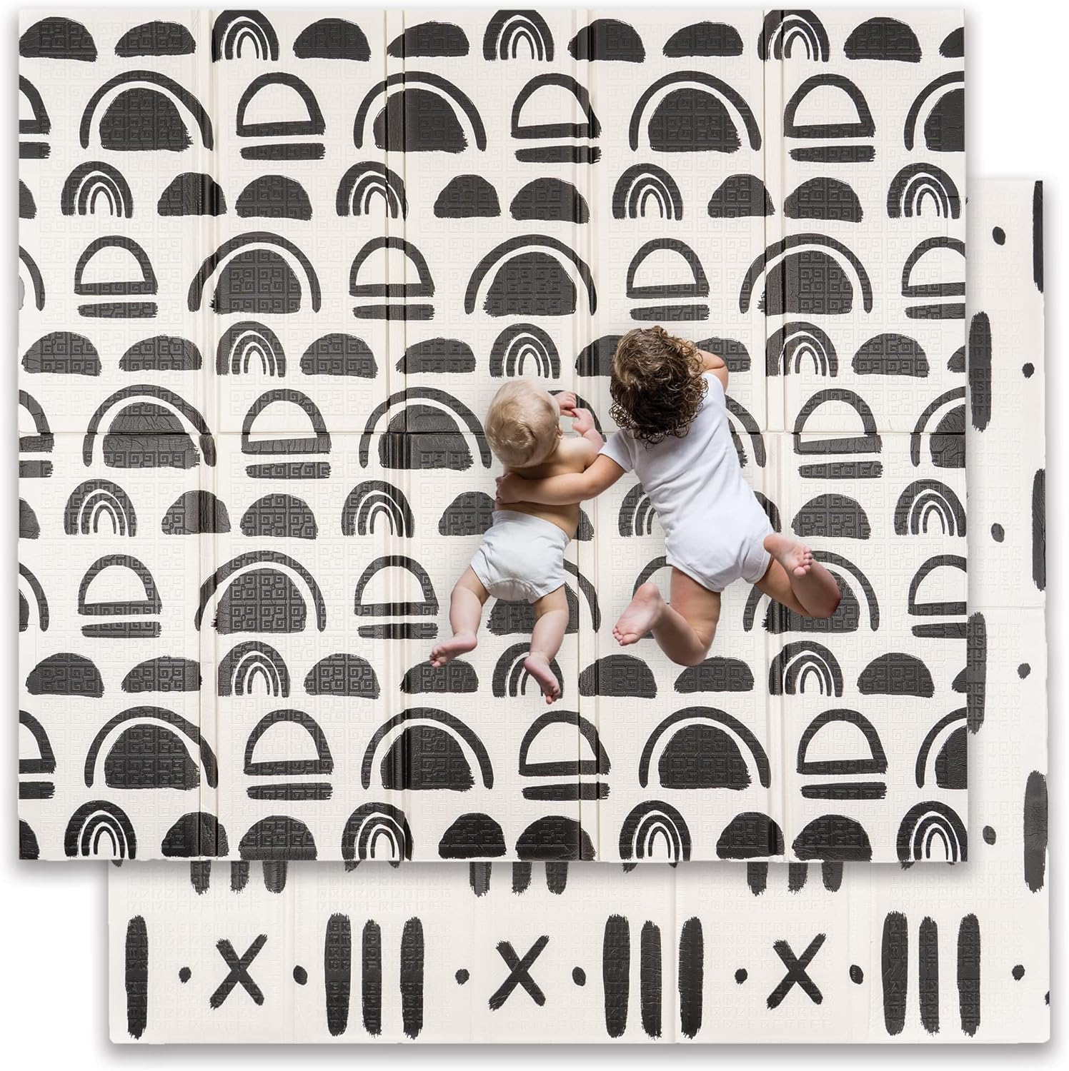 Extra Large Waterproof Foam Padded Play Mat for Infants & Toddlers