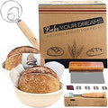 Shori Bake Banneton Bread Proofing Basket Set of 2 9 in - Complete