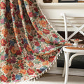 ENJOYBRIDAL Floral Curtains 84 in Semi Sheer Drapes - Boho Farmhouse