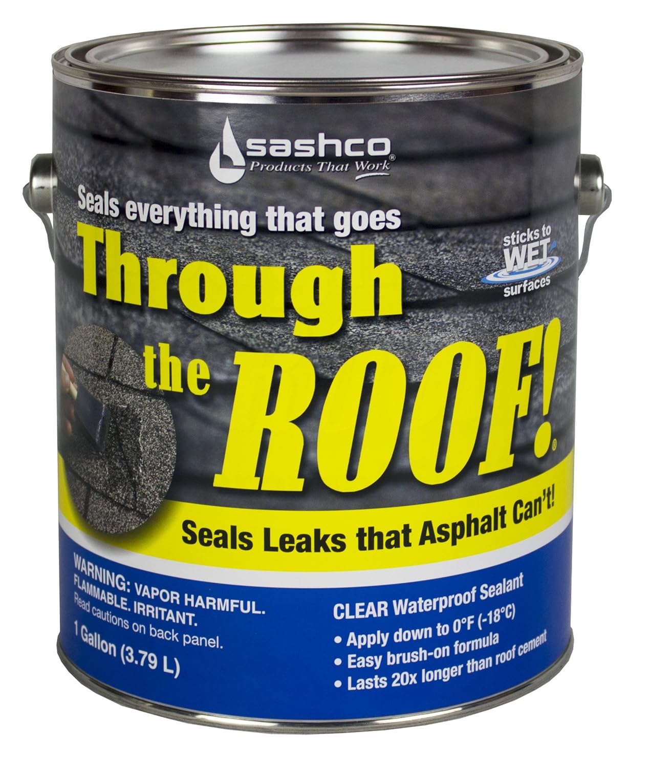 Sashco 14004 Clear Roof Sealant for Ultimate Protection