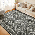WITSHOCK 9x12 Living Room Area Rugs: Soft Vintage Carpet