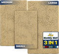 Muddy Mat Pack of 3 Microfiber Dog Door Mat for Clean Floors