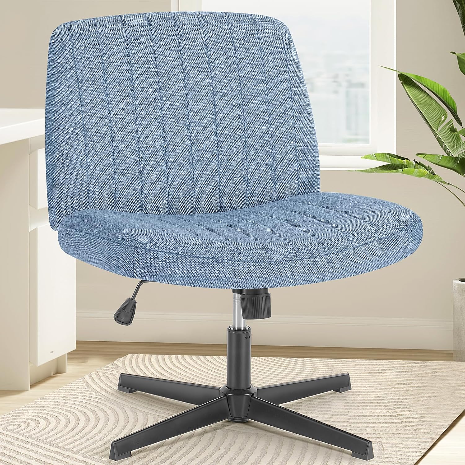 Criss Cross Legged Chairs for Home Office with Adjustable Height