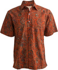 Indo Bay Tropical Hawaiian Cotton Batik Shirt - Hand Printed Batik are