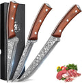 ROCOCO 3PCS Damascus Viking Boning Knife Set - Precision Meat Cutting