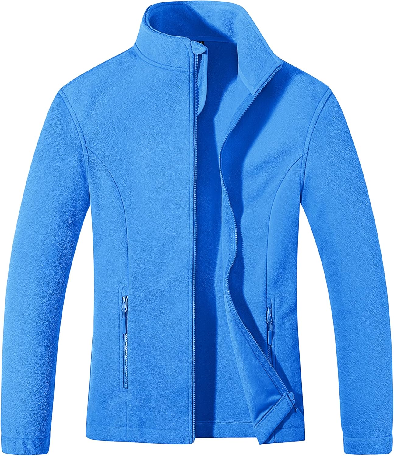 MAGCOMSEN Women's Fleece Jacket Zip Up Coat for Winter Wear