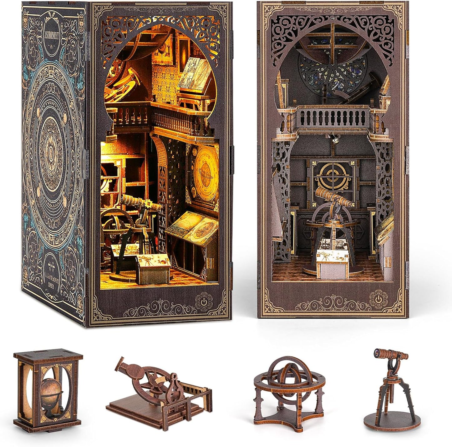 Museum of Astronomy Book Nook Kit for Adults - DIY Miniature Decor